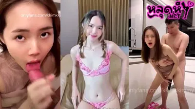 คลิปหลุด น้องคิมมี่ kkimkkimmy งานคู่เทพ สาวขี้เงี่ยน ตัวเล็ก ผัวเดินมาขอให้โม๊กควยให้โคตรเสียว ทั้งอมทั้งเลีย ลีลาดีจัดๆ